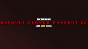 Default Server Properties Mod (1.20.1) – Utilities for Developers