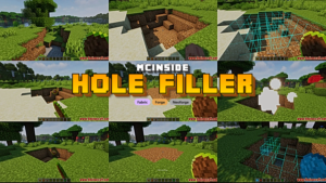 Hole Filler Mod (1.21.11, 1.20.1) – Automatic Hole Filling