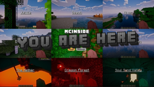 You Are Here Mod (1.21.11, 1.20.1) – Shows Title Overlays Upon