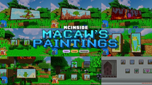 Macaw's Paintings Mod (1.20.1) – In-game Art Gallery