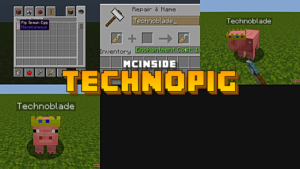 Technopig Mod (1.20.1) – Technoblade Pig