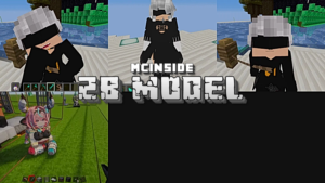 2B Model Mod for Minecraft