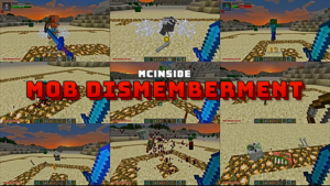 Mob Dismemberment Mod (1.20.1, 1.12.2) – Mobs Limbs and Blood
