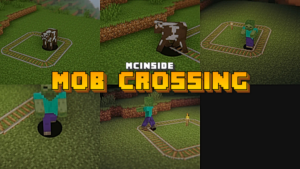 Mob Crossing Mod (1.20.1) – Mobs Can Walk Across Rails