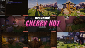 Cherry Hut Mod (1.21.11, 1.20.1) – Enchanting Huts Amid Pink Blossoms