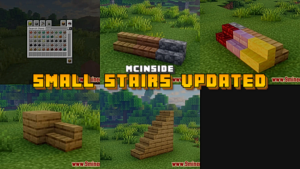 Small Stairs Updated Mod (1.21.11, 1.20.1) – Smaller Stair Variants
