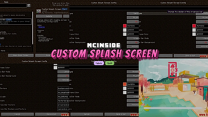 Custom Splash Screen Mod (1.21.3, 1.20.1) – Configurable Options