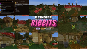 Ribbits Mod (1.21.1, 1.20.1) – Frog Villager Adventures
