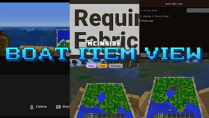 Boat Item View Mod (1.21.11, 1.20.6) – Show Items in Moving Boat