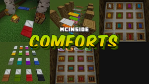 Comforts Mod (1.21.11, 1.20.6) – Sleeping Bags and Hammocks