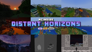 Distant Horizons Mod (1.21.11, 1.20.6) – Level of Detail