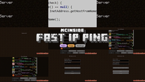 Fast IP Ping Mod (1.21.11, 1.20.6) – Disables Reverse DNS Lookup