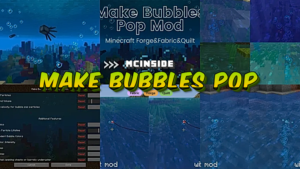 Make Bubbles Pop Mod (1.21.11, 1.20.6) – Particle Effects