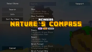 Nature's Compass Mod (1.21.11, 1.20.6) – Find Any Biome