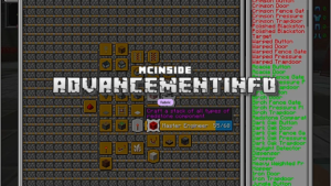 AdvancementInfo Mod (1.20.4) – Better UI For Completionists