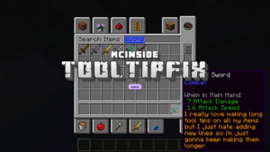 ToolTipFix Mod (1.21.1, 1.20.6) – Tooltip Improvement