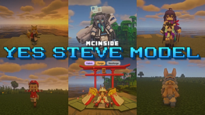 Yes Steve Model Mod (1.21.1, 1.20.1) – Player Appearance
