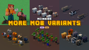 More Mob Variants Mod (1.21, 1.20.4) – Monster Variety