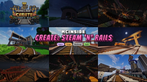 Create: Steam 'n' Rails Mod (1.20.1) – Building Tools and Aesthetic
