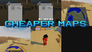 Cheaper Maps Mod Map (1.20.1) – Simplified Map Crafting