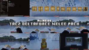 TacZ DeltaForce Melee Pack Mod (1.20.1) – TacZ Melee Weapons Pack