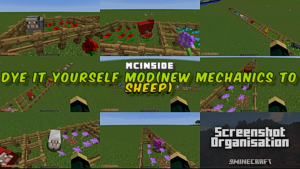 Dye It Yourself Mod (1.21.11, 1.20.1) (New Mechanics to Sheep)