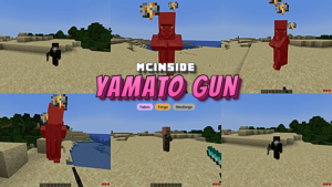 Yamato Gun Mod for Minecraft