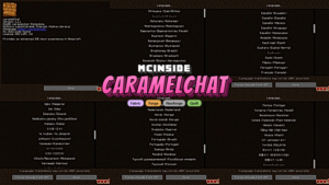 caramelChat Mod for Minecraft