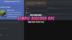 Simple Discord RPC Mod (1.20.1) – RPC for Minecraft