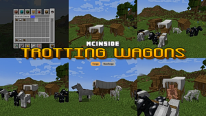 Trotting Wagons Mod (1.21.1, 1.20.1) – A New Transport Era