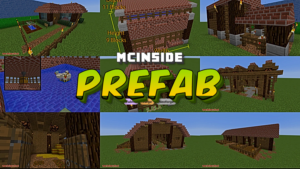 Prefab Mod (1.21.1, 1.20.1) – Instant House Structures Build