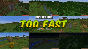 Too Fast Mod (1.21.11, 1.20.1) – Removing Limitations on Player Speed