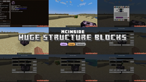 Huge Structure Blocks Mod (1.21.11, 1.20.1) – Huge Build Volumes