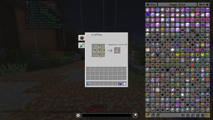 NotEnoughUpdates Mod (1.8.9) Screenshot