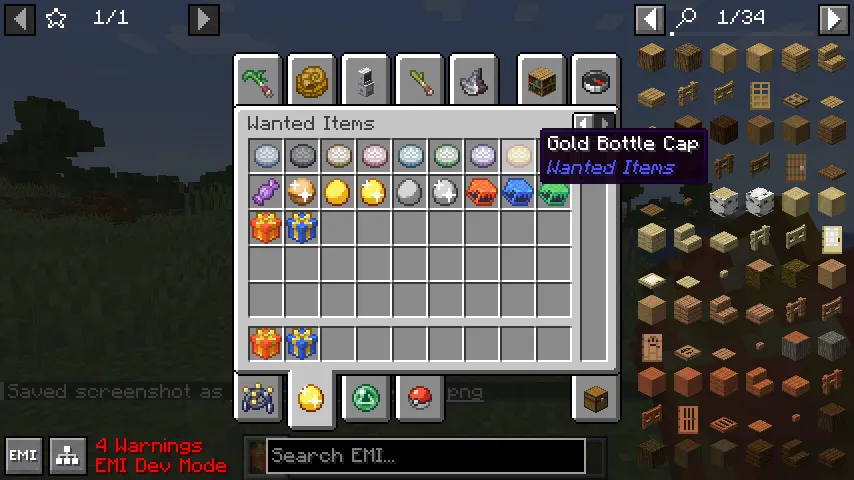 WantedItems Mod (1.21.1) Screenshot