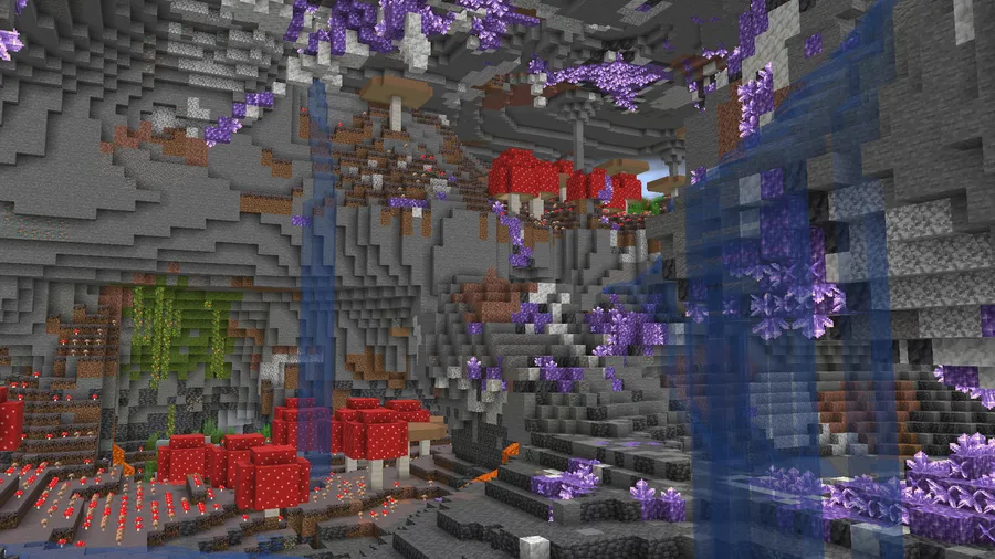 Profundis: Nine New Quality Cave Biomes Mod (1.21.4) Screenshot