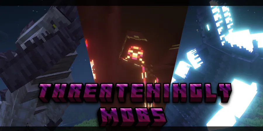 Threateningly mobs Mod (1.20.1) Screenshot