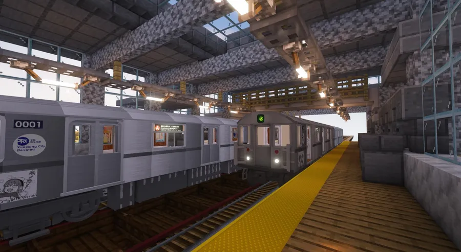 Minecraft Transit Railway Mod (1.20.4) Screenshot