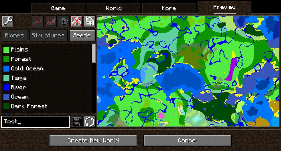 World Preview Mod (1.21) Screenshot