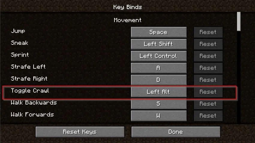 Crawl on Demand Mod (26.1) Screenshot