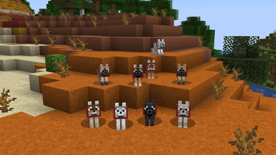 Backported Wolves Mod (1.20.4) Screenshot