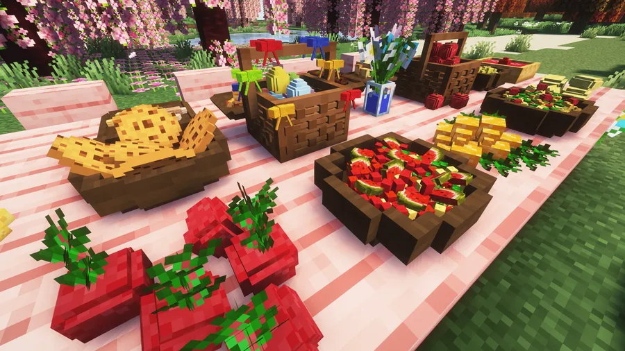 3D Placeable Food Mod (1.21.11) Screenshot