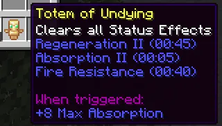 Food Effect Tooltips [Fabric / NeoForge] Mod (26.1.1) Screenshot