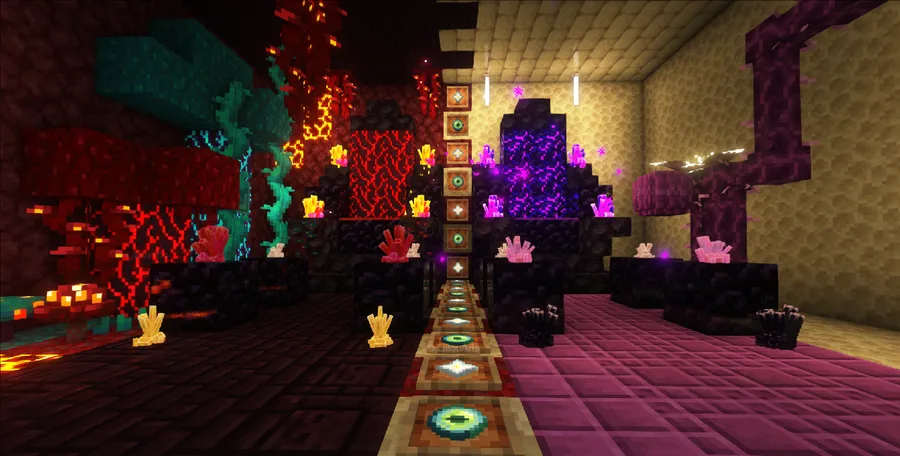 Magic Vibe Decorations (Crystals, Halloween) Mod (1.21.11) Screenshot