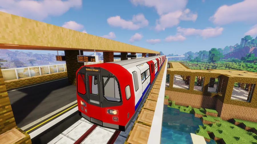 Minecraft Transit Railway Mod (1.20.4) Screenshot