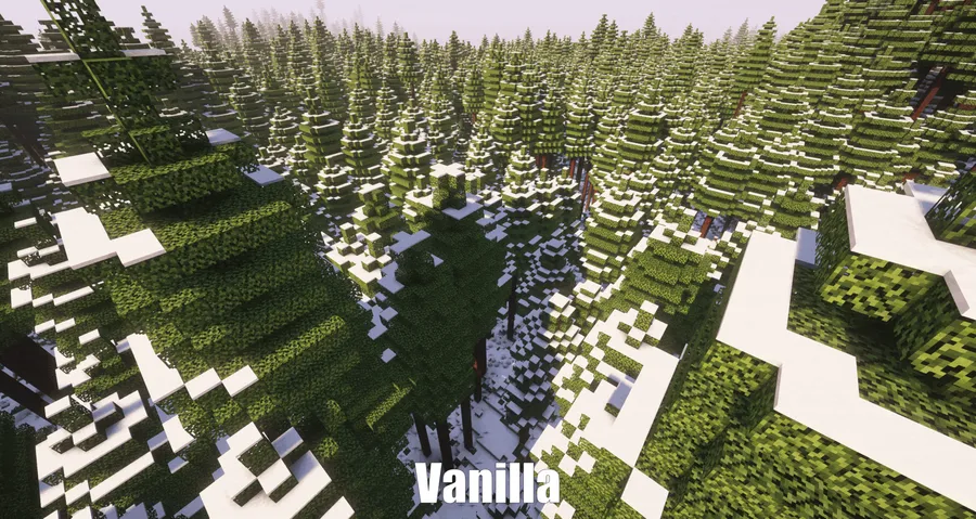 Simple Snowy Fix (Forge / Fabric) Mod (26.1-snapshot-11) Screenshot