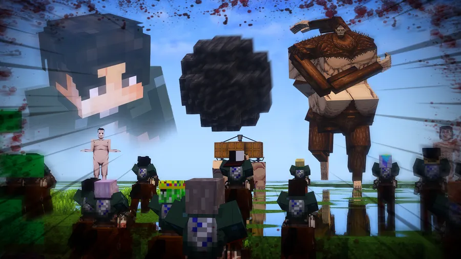 Shingeki no Craft | Attack on Titan Mod (1.21.11) Screenshot