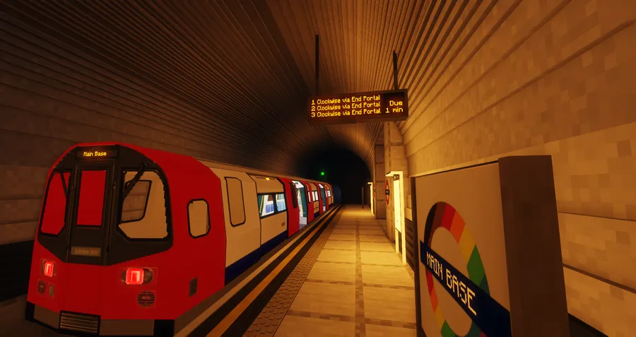 Minecraft Transit Railway Mod (1.20.4) Screenshot