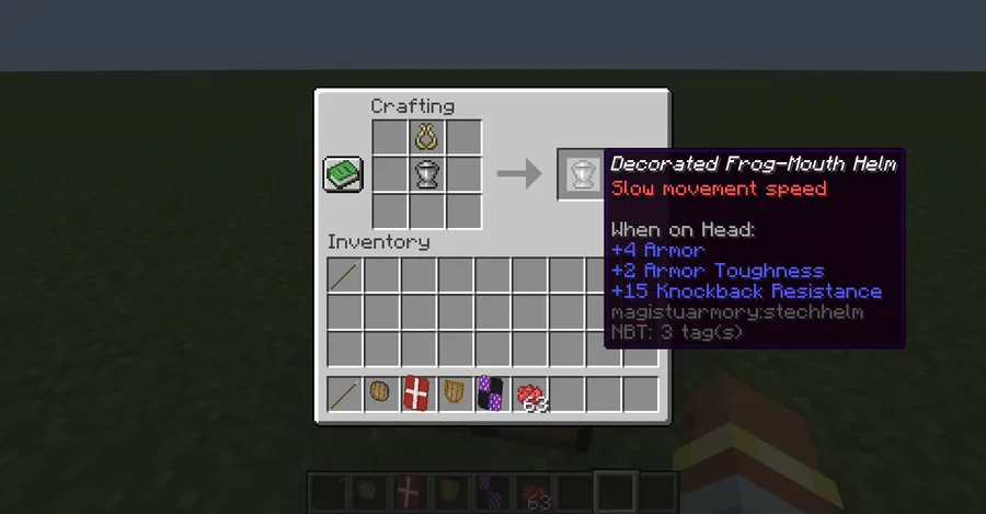 Epic Knights: Shields Armor and Weapons Mod (1.21.1) Screenshot