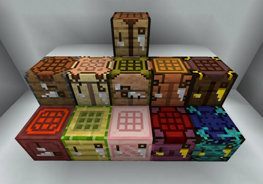 Variant Crafting Tables Mod (1.20.4) Screenshot